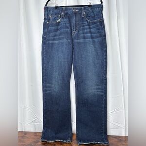 American Eagle Outfitters Men’s Straight Leg Jeans Dark Blue Denim 34x34 Classic